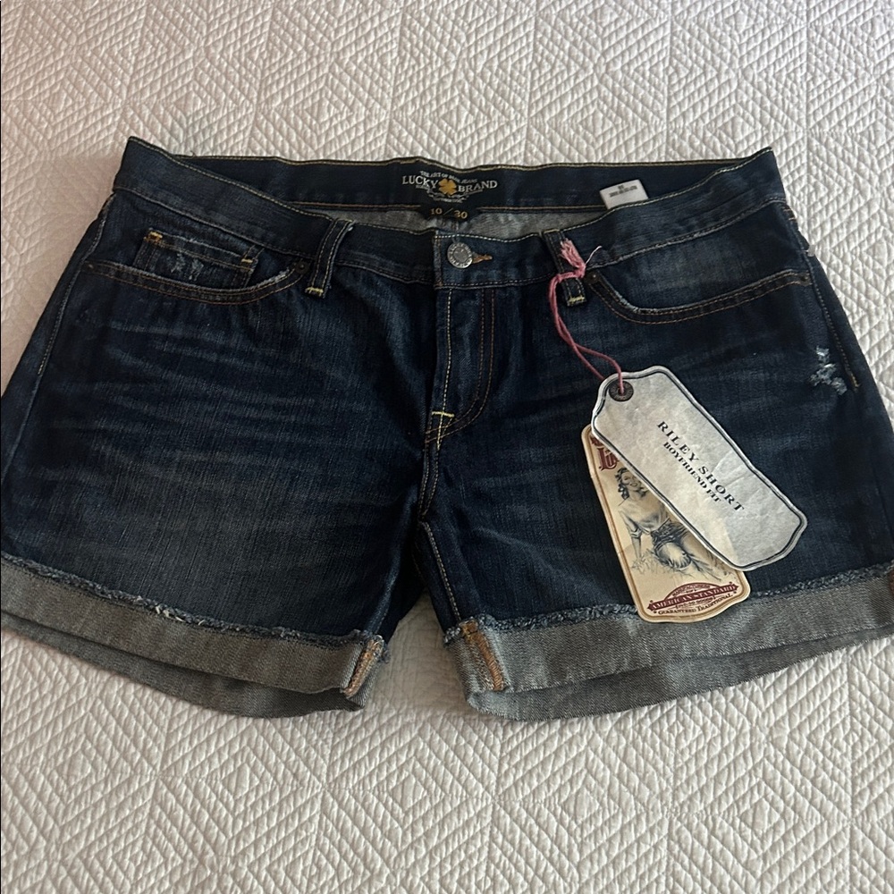 NWT Lucky Brand Women's Indigo Jean Shorts